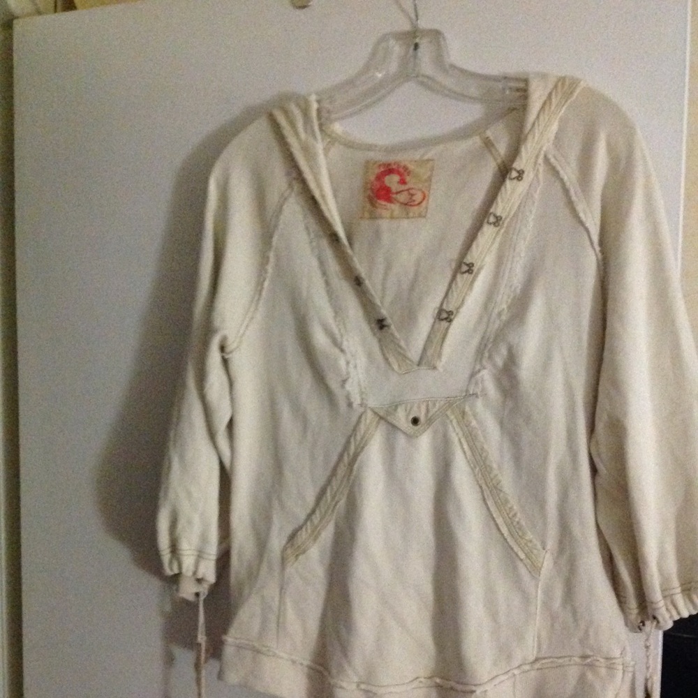 Free people hoodie top